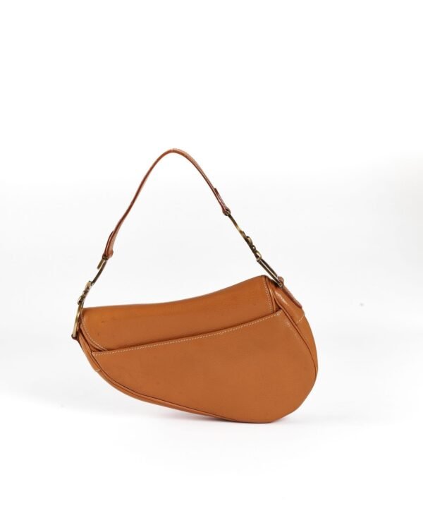 Brown Leather Dior Saddle Bag GHW - Cap N Wrap