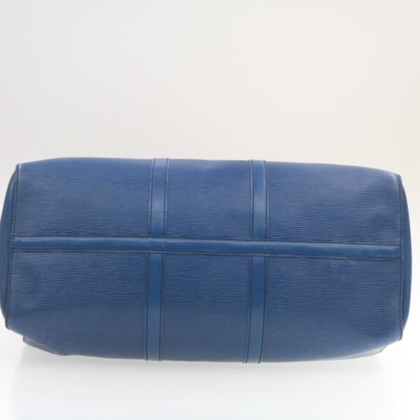 LOUIS VUITTON Epi Keepall 50 Boston Bag Blue VI0990 - Cap N Wrap